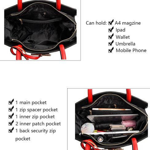 Tote Bag for Women Handbags for Women Shoulder Bag Leather Satchel Bags Christmas Gifts Designer Purses for Women in Kuwait