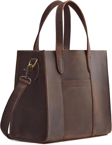 S-ZONE Leather Crossbody Tote Bags for Women Satchel Bag Top Handle Handbag Shoulder Purses Medium in Saudi Arabia