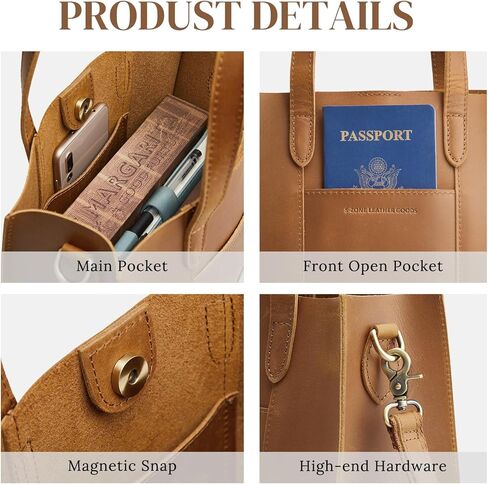 S-ZONE Leather Crossbody Tote Bags for Women Satchel Bag Top Handle Handbag Shoulder Purses Medium in Kuwait