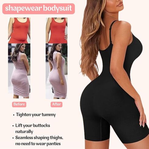 Shapewear Bodysuit, Seamless Shapewear Tummy Control, Bodysuits for Women Tummy Control, Full Body Shapewear in Saudi Arabia