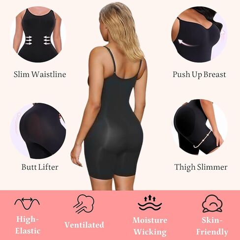 Shapewear Bodysuit, Seamless Shapewear Tummy Control, Bodysuits for Women Tummy Control, Full Body Shapewear in Saudi Arabia