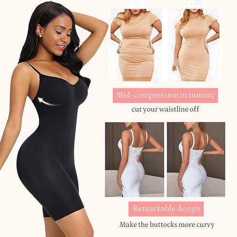 Shapewear Bodysuit, Seamless Shapewear Tummy Control, Bodysuits for Women Tummy Control, Full Body Shapewear in Saudi Arabia