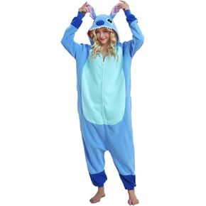 Animal Onesie Costume Pajamas Unisex Cosplay Sleepwear Halloween Jumpsuit