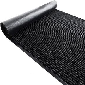 TANYOYO 3' X 10' Commercial Grade Door Floor Mat Brush Step Entrance Mat Vinyl Backed Utility Doormat Heavy Duty Floor Rugs Commercial Outdoor Carpet Indoor Outdoor Entrance Mat
