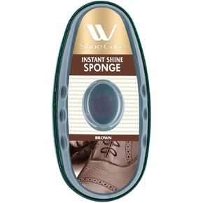 WBM Instant Shoe Shine Sponge,Brown,11ml