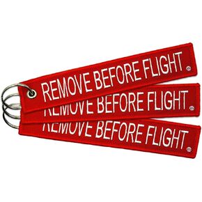 Wireless 3 Remove Before Flight Key Chain Aviation ATV UTV Motorcycle Pilot Crew Tag Lock