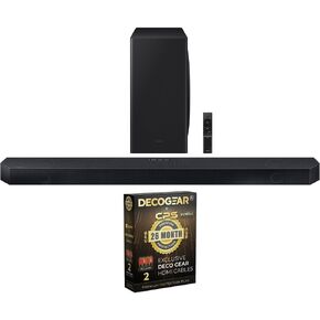 SAMSUNG HW-Q600C 3.1.2ch Soundbar and Subwoofer with Dolby Audio Bundle with 2 YR CPS Enhanced Protection Pack