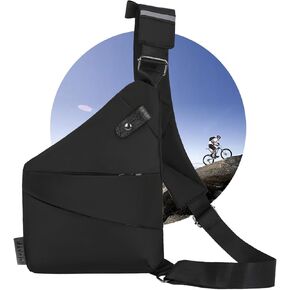 Sling Bag for Men Crossbody Bag Men Mens Crossbody Bag Shoulder Bag for Men Pu Leather Anti-Theft Bag for Men
