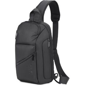 Sling Backpack Sling Bag for Men, Anti-Theft Men's Chest Bag Casual Shoulder Bag for Men, Waterproof Male Fanny Pack ipad Crossbody Bag for Men