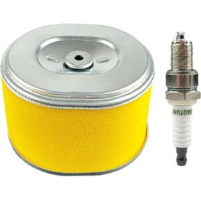 5 Pack GX390 Air Filter Compatible with Honda GX340 11HP 13HP Engine 17210-ZE3-505 17210-ZE3-010 Engines Lawn mowers Air Cleaner and More with spark plugs