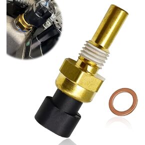 Engine Coolant Temperature Sensor Compatible with Chevy Avalanche Impala Trailblazer Suburban 1500 2500 HD Express Silverado GMC Envoy Sierra Yukon Savana Saturn OEM 213-4514 213-4333 19236568