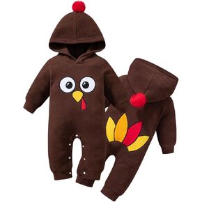 Baby Thanksgiving Turkey Costumes First Thanksgiving Clothes Baby Turkey Outfit