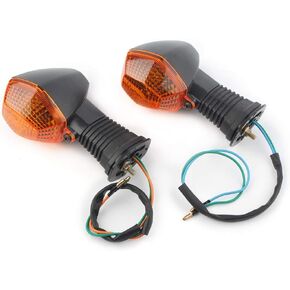 GZYF Motorcycle Halogen Turn Signal Light Indicator Blinkers for Suzuki SV650S 2003-2016, SV1000 / SV1000S 2003-2008, SFV650 Gladius 2009-2015, DR-Z400 S/SM 2005-2019, Amber Lense
