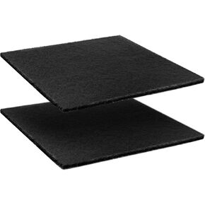 22''Oil Drain Splash Pad, Square No Splatter Pad Fit Most Oil Drain Anti Splash Oil Drain Mat, Oil Pan Splash Pad fit for Car Changing Oil Transmission Drain Pan, Black (2 Pack)
