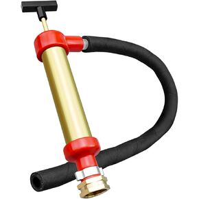 Replace 34060-0130 Engine Oil Drain Pump, Marine Engine Oil Drain Hand Pump Fits for OMC Mercruiser, Boat Oil Change Pump Brass 10.25" Long, 1.25" Diameter