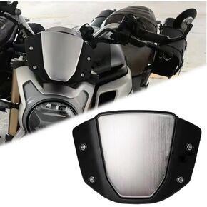 Motorcycle Windshield Instrument Windscreen CNC Aluminum Wind Deflector for CFMOTO 700CL-X CLX700 CL-X 700 CLX 2019-After (Carbon Fibre)