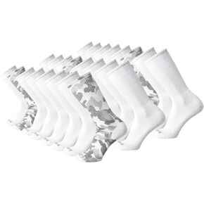 AND1 Men's Socks - Athletic Cushion Crew Socks (24 Pack)