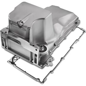 A-Premium Engine Oil Pan Sump with Gasket Compatible with - 1999-2006- Chevrolet Silverado Express 1500 2500 3500 Tahoe Suburban, GMC Sierra Savana Yukon, LS Engine 4.8L 5.3L 6.0L