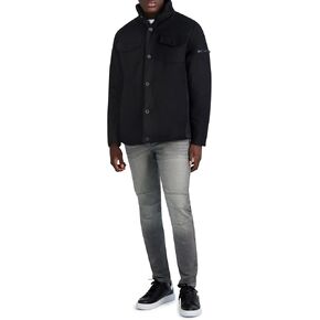 KARL LAGERFELD Men's Bomber Satin Jacket