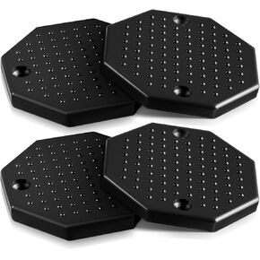 4 Pack Universal 135 x 10mm(5.31'' x 0.39'') Octagon Heavy Duty Rubber Lifting Arm Pads Car Lift Accessories for Auto Lift Hoist Spareparts, Floor Jack Rubber Pad