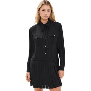 Theory Women's Pleated Skirt Mini Dress