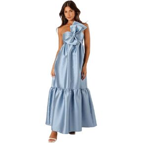 Petal & Pup Women's Betina Bow Front Maxi Dress