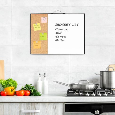 TSJ OFFICE Small White Board - 16" X 12" Portable Black Aluminum Framed Whiteboard, Magnetic Dry Erase Board with a Handle, to Do List Notepad for Office, Home, School in Kuwait