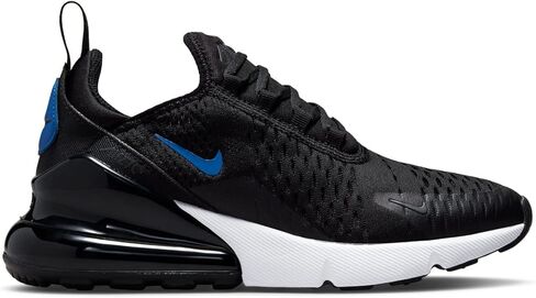 حذاء Nike Air Max 270 (GS) DR7891 001 أسود/Game Royal/أبيض/رمادي دخاني للأطفال (us_Footwear_Size_System، Big_Kid، رقمي، متوسط، Numeric_5_Point_5) in Saudi Arabia