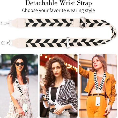 Clip and Go Strap for Phone with Wallet Crossbody, Phone Strap with Zippered Pouch, Adjustable Phone Lanyard Crossbody in Saudi Arabia