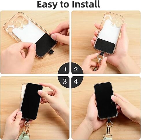 Clip and Go Strap for Phone with Wallet Crossbody, Phone Strap with Zippered Pouch, Adjustable Phone Lanyard Crossbody in Saudi Arabia
