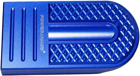 POWER JAMES Red ممتد أوسع وأكبر خلفي دواسة ناقل الحركة وسادة القدم تناسب Harley Davidson 12-16 FLD، 86-Later FL Softail and Touring and Trike (أحمر) in Kuwait