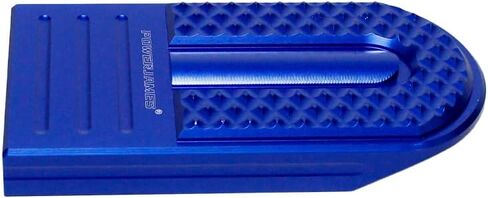 POWER JAMES Red ممتد أوسع وأكبر خلفي دواسة ناقل الحركة وسادة القدم تناسب Harley Davidson 12-16 FLD، 86-Later FL Softail and Touring and Trike (أحمر) in Kuwait