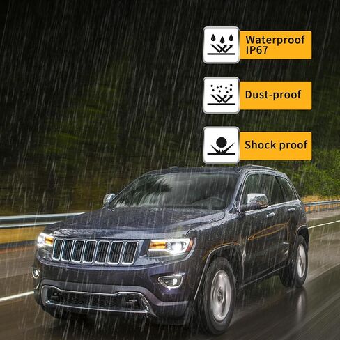 VLAND Projector Headlights Compatible with Jeep Grand Cherokee WK2 2014-2021 4th Gen All Models, Front Lamp Assembly w/Dynamic Animation Running Light Bar w/Switchback Sold as a PAIR, Regular Housing in Saudi Arabia