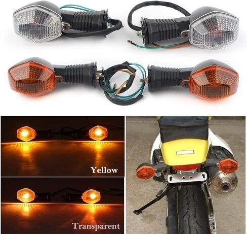 GZYF دراجة نارية الهالوجين بدوره إشارة الضوء الوامض لسوزوكي SV650S 2003-2016، SV1000 / SV1000S 2003-2008، SFV650 Gladius 2009-2015، DR-Z400 S/SM 2005-2019، العنبر لينس in Saudi Arabia