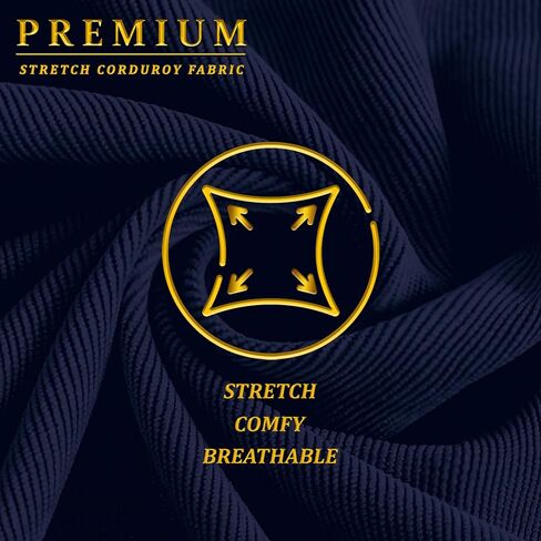 Hybrid & Company Super Comfy Stretch Women 5 Pockets Corduroy Boot Cut Pants in Kuwait