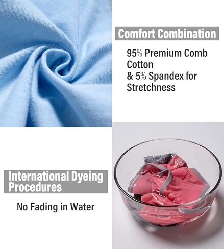 MISSWHO Cotton High Waisted Womens Underwear Soft Stretch Breathable Full Coverage Ladies Panties Multipack in Saudi Arabia