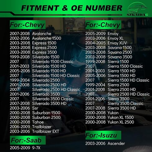 بكرة شداد حزام سيربنتين لـ: -Chevy Silverado Tahoe لـ: -GMC Sierra Yukon لـ: -Buick Rainier لـ: -Cadillac Escalade لـ: -Hummer لـ: -Isuzu لـ: -Saab 4.8L 5.3L 6.0L 6.2L OE # 38158 in Saudi Arabia