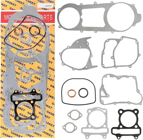 Minho GY6 50cc Complete Standard Case Engine Gasket Kit Fit for Chinese GY6 4-Stroke 139QMA 139QMB Engine Scooter Moped ATV Go Kart,39mm Cylinder Gasket in Kuwait