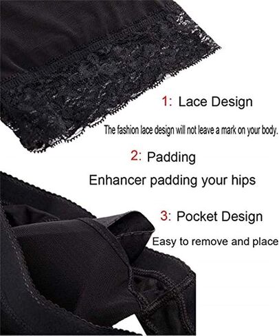 Padded Butt Lifter Panties Hip Enhancer Shapewear Body Shaper Tummy Control Panties Underwear in Kuwait