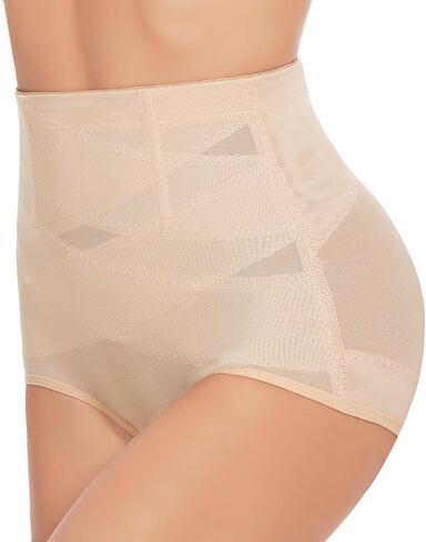 Tummy Control Shapewear Panties for Women-High Waisted Body Shaper Underwear Seamless Shapewear Panty Girdle in Saudi Arabia