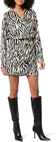 The Drop Women's Mack Silky Wrap Mini Dress in Saudi Arabia