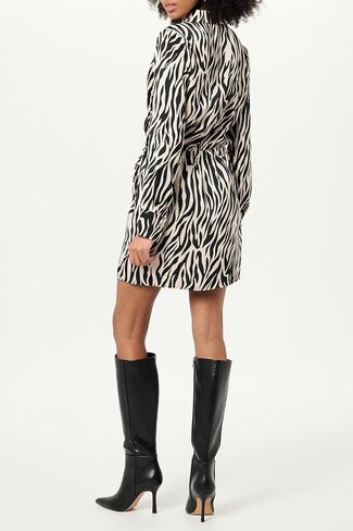 The Drop Women's Mack Silky Wrap Mini Dress in Saudi Arabia