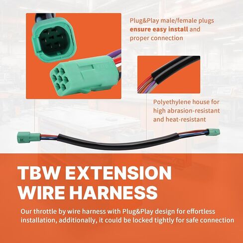 كابلات مقود التجول بطول 12 بوصة من الفينيل وخط فرامل ممتد وكابل القابض وCAN-Bus وTBW لـ 2008-2013 Harley Road King/Electra Glide/Street Glide/Road Glide غير ABS، فضي in Kuwait