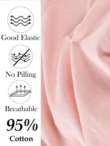 Buankoxy Cotton Bikini Underwear High Cut No Show Cheeky Panties for Women Ladies Hipster in Saudi Arabia