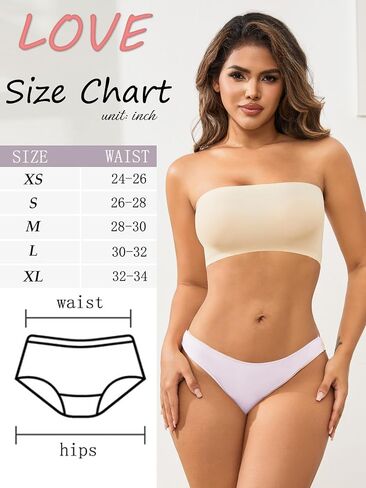 Buankoxy Cotton Bikini Underwear High Cut No Show Cheeky Panties for Women Ladies Hipster in Saudi Arabia