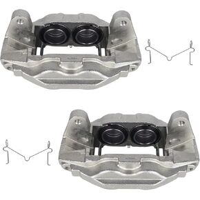 Autoround 193275 193274 Front Brake Caliper Assembly with Bracket fit for Toyota Tundra 2007-2016/ Sequoia 2008-2016, Both Driver Passenger Side