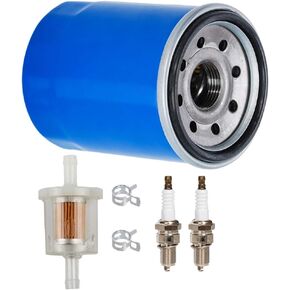 HIFROM 15400-PLM-A02 Oil Filter with Spark Plug Fuel Filter Tune Up Kit Replacement for Honda GXV340, GXV390, GXV520, GXV530 Engine