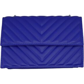 Fashion large bag with chain strap Blue