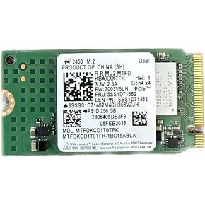 ist computers Micron 1TB 2450 M.2 2242 42mm PCIe Gen 4 x4 TLC PC NVME SSD, for Lenovo Thinkpad X1 Nano Titanium Flex E14 E15 Gen 4 E16 Inspiron Ultrabook Tablet - Internal Solid State Drive (OEM New)