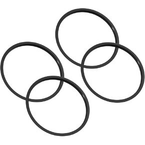 4 Pcs Air Conditioning Outer Vent Rings AC Decoration Trim Covers for Toyota Tacoma 2016-2022 Black Auto Accessories